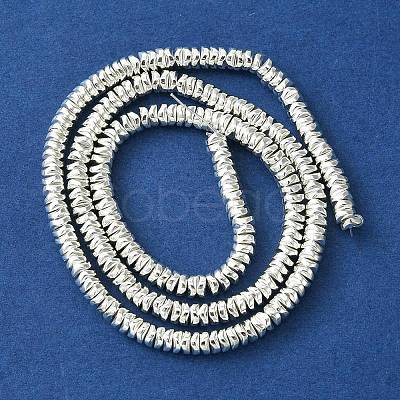 Electroplated Synthetic Non-Magnetic Hematite Beads Strands G-H020-F01-04-1