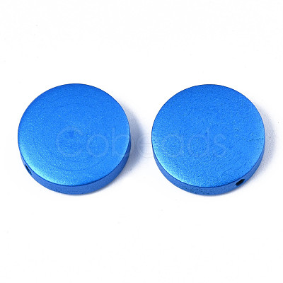 Painted Natural Wood Beads WOOD-S057-069B-1