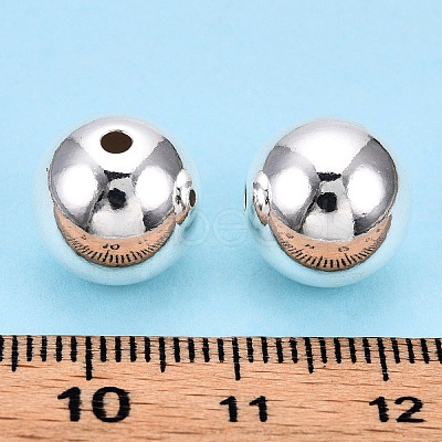 925 Sterling Silver Beads STER-S002-12-12mm-1