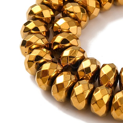 Electroplate Non-magnetic Synthetic Hematite Beads Strands X-G-J160-E-02-1