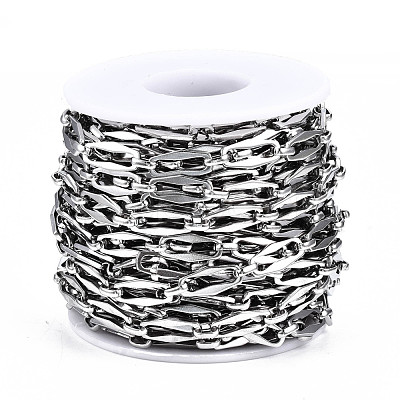 Tarnish Resistant 304 Stainless Steel Link Chains CHS-T003-10P-NF-1