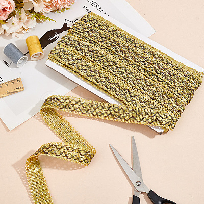 Polyester Braided Lace Ribbons OCOR-WH0092-17A-1