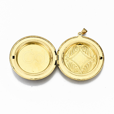Brass Handmade Indonesia Style Locket Pendants KK-N239-002-1