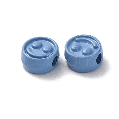 Spray Painted Alloy Beads PALLOY-M215-16E-1