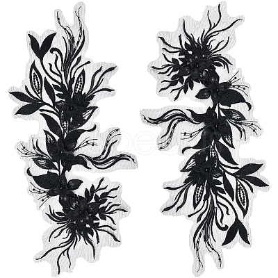 Computerized Embroidery Polyester Ornament Accessories DIY-WH20063-032A-1