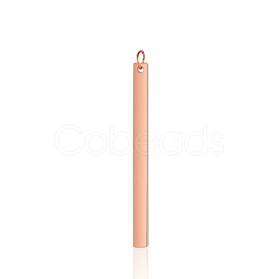 Ion Plating(IP) 304 Stainless Steel Pendants STAS-I311-07RG-1