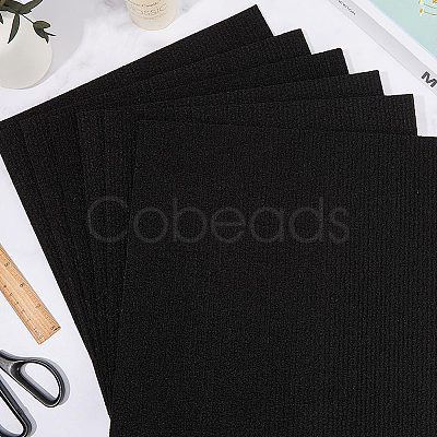 12Pcs Square Self-adhesion Polyester Carpet Tape DIY-CN0003-45B-1