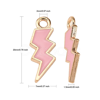 Alloy Enamel Pendants ENAM-N054-025N-1