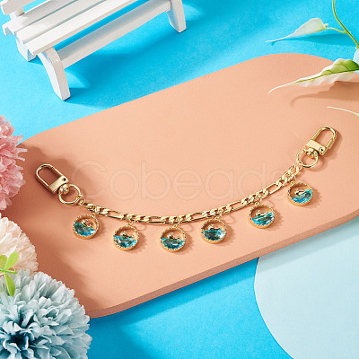 Brass Figaro Chains Bag Strap AJEW-TAC00039-1