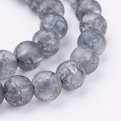 Synthetic Crackle Quartz Bead Strands X-CCG-K002-8mm-08-1