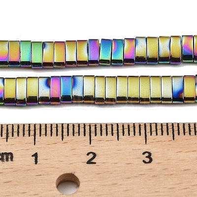 Electroplated Non-magnetic Synthetic Hematite Beads Strands G-G089-A02-06-1