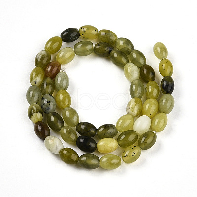 Natural Xiuyan Jade Beads Strands G-N346-02B-11-1