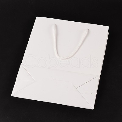 Rectangle Cardboard Paper Bags AJEW-L050B-01-1