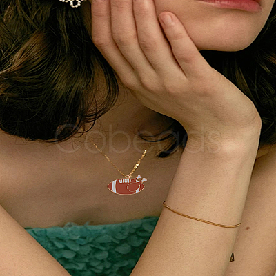 20Pcs 2 Colors Alloy Enamel Pendants ENAM-LP0002-25-1