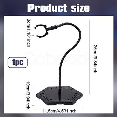 Plastic Model Assembled Action Figure Display Holders ODIS-WH0038-95E-1