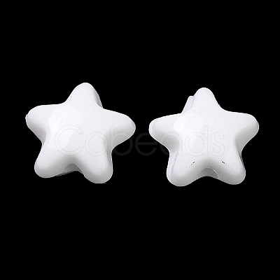 Opaque Acrylic Beads OACR-C016-30-1