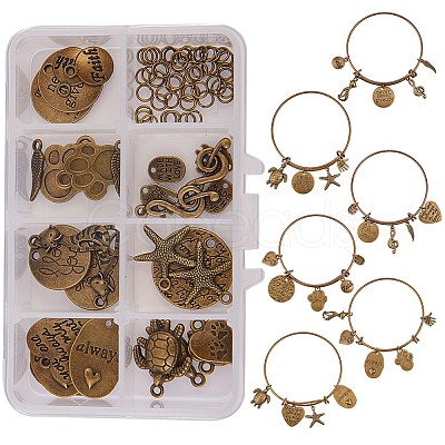 Adjustable Brass Bangles Making DIY-SC0007-03-1