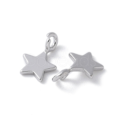 925 Sterling Silver Star Charms LS-STER-M099-04P-1