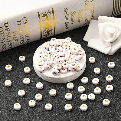 Plating Acrylic Beads PACR-YW0001-13-1