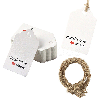100Pcs Paper Gift Tags CDIS-YW0001-17A-1
