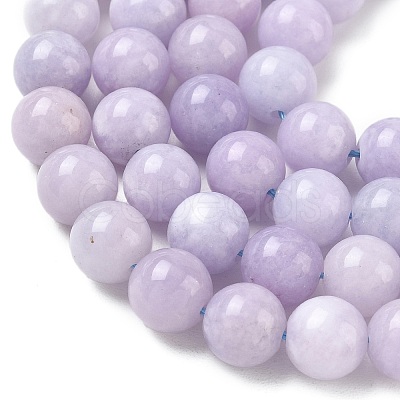 Dyed Natural Malaysia Jade Beads Strands G-G021-02C-27-1