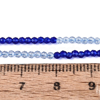 Transparent Glass Beads Strands GLAA-N074-01A-13-1