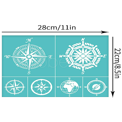 Self-Adhesive Silk Screen Printing Stencil X1-DIY-WH0338-076-1