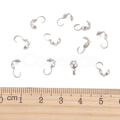 Tarnish Resistant 201 Stainless Steel Bead Tips STAS-R063-23-1