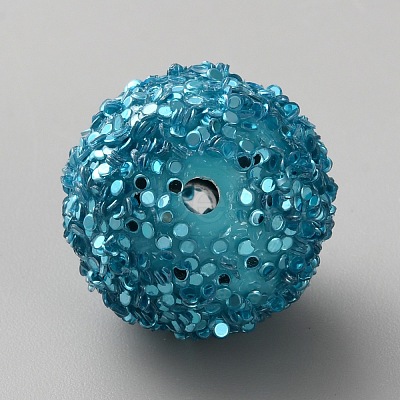 Opaque Acrylic Glitter Beads LS-FIND-CJC0010-111A-09-1