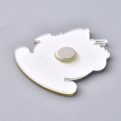 Fridge Magnets Acrylic Decorations AJEW-F042-04-1