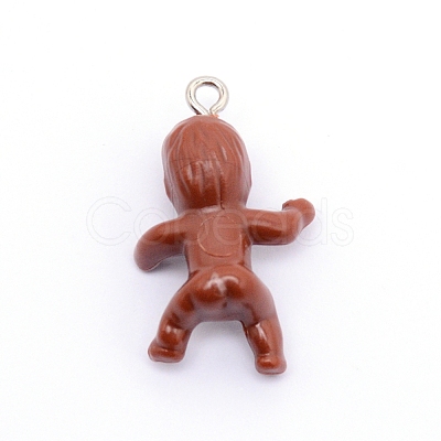 Opaque Plastic Pendants KY-WH0024-12A-1