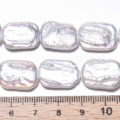 Natural Baroque Pearl Keshi Pearl Beads Strands PEAR-S020-D07-01-1