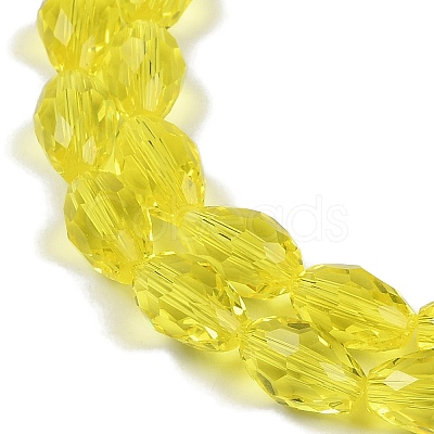 Transparent Glass Beads Strands EGLA-N013-T6mm-D26-1
