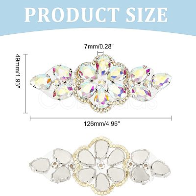 2Pcs Hotfix Rhinestone Ornament DIY-FG0003-33-1