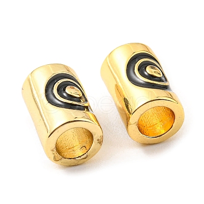 Brass Enamel Beads KK-M247-32G-1