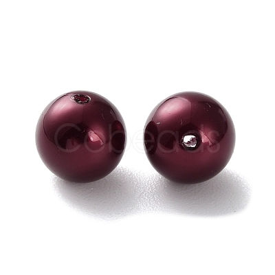 Plastic Imitation Pearl Beads FIND-M059-01C-02-1