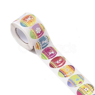9 Patterns Easter Theme Self Adhesive Paper Sticker Rolls LS-DIY-C060-02A-1