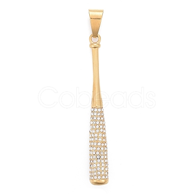 304 Stainless Steel Big Pendants STAS-K214-34G-1