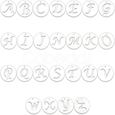 26Pcs 26 Style
Natural Freshwater Shell Charms SHEL-FH0001-12-1