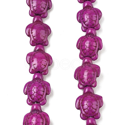 Dyed Synthetic Turquoise Beads Strands G-M152-04-B-1