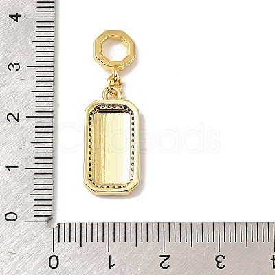 Brass Micro Pave Cubic Zirconia Pendants LS-KK-C111-02G-01-1