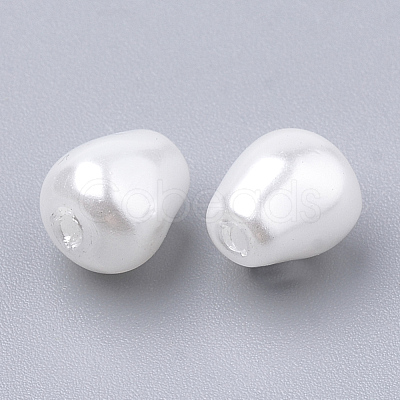 Eco-Friendly Plastic Imitation Pearl Beads MACR-T013-09-1