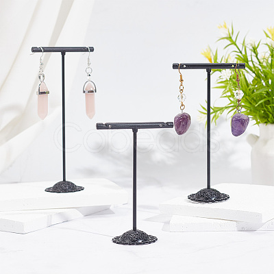1 Set T Bar Iron Earring Displays Sets EDIS-DR0001-11-1