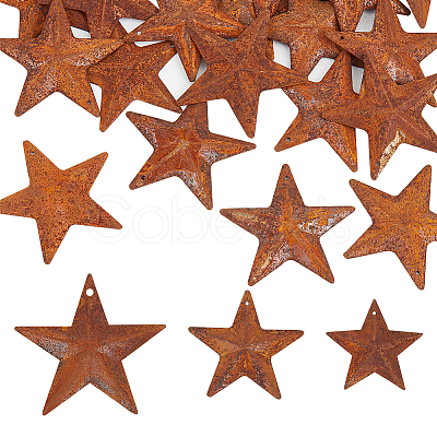 30Pcs 3 Styles Iron Pendants IFIN-GF0001-39B-1