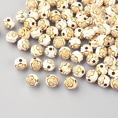 Plating Acrylic Beads X-PACR-Q113-03-1