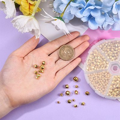 690Pcs 48G 6 Style CCB Plastic Beads CCB-SZ0001-08-1