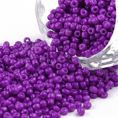 Baking Paint Glass Seed Beads SEED-US0003-2mm-K13-1