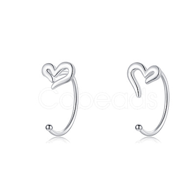 999 Fine Silver Stud Earrings FS-WG1D9DE-22-1