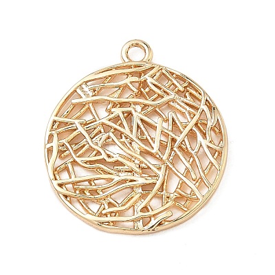 Brass Pendants KK-D263-01G-06-1