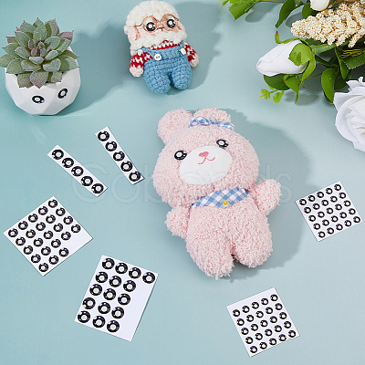 3 Sets 3 Styles Resin Self-adhesive Stickers DIY-FH0009-65-1